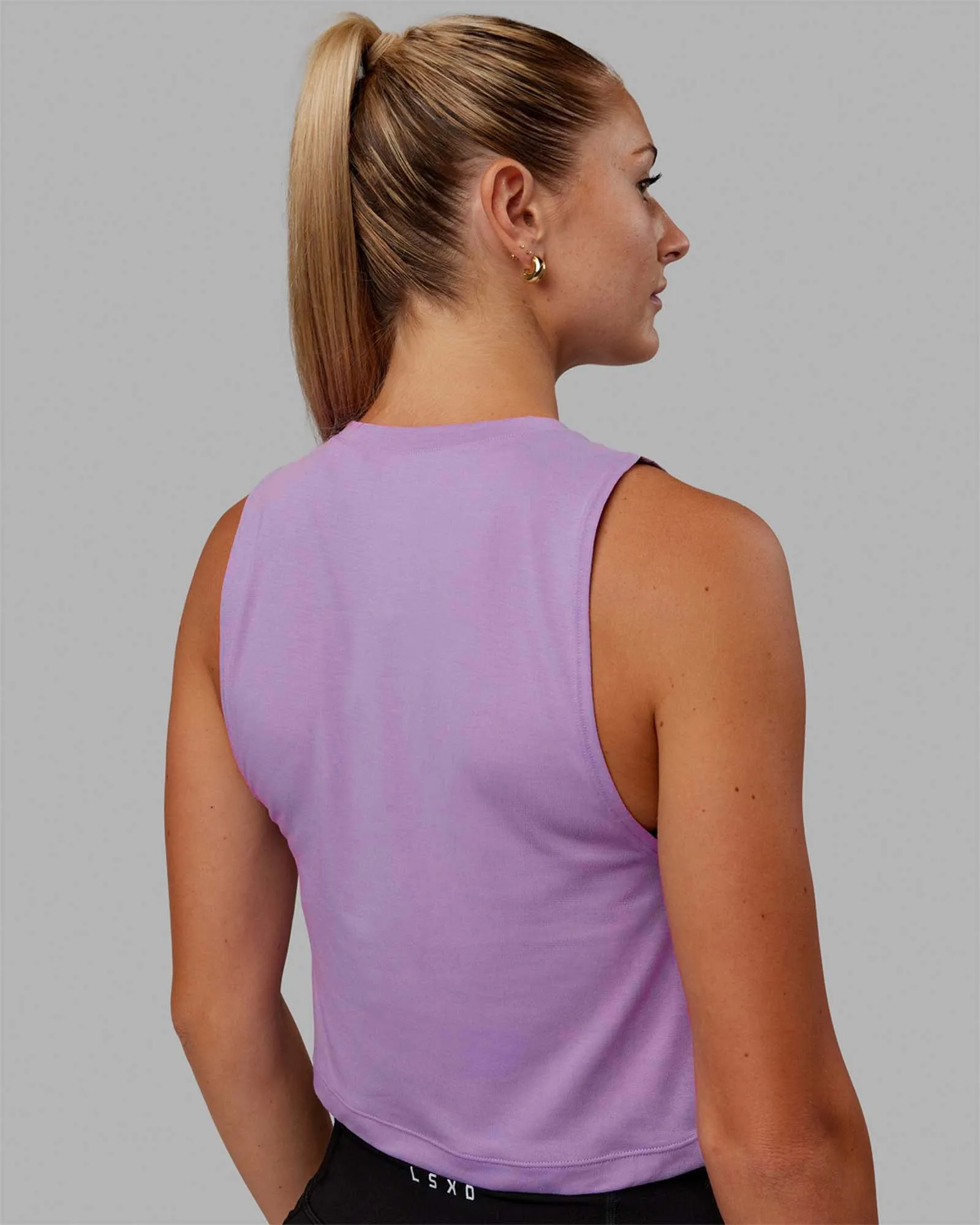 1% Better Training Tank - Lilac-White