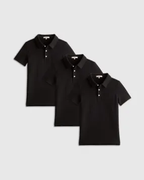 100% Organic Cotton Polo 3-Pack