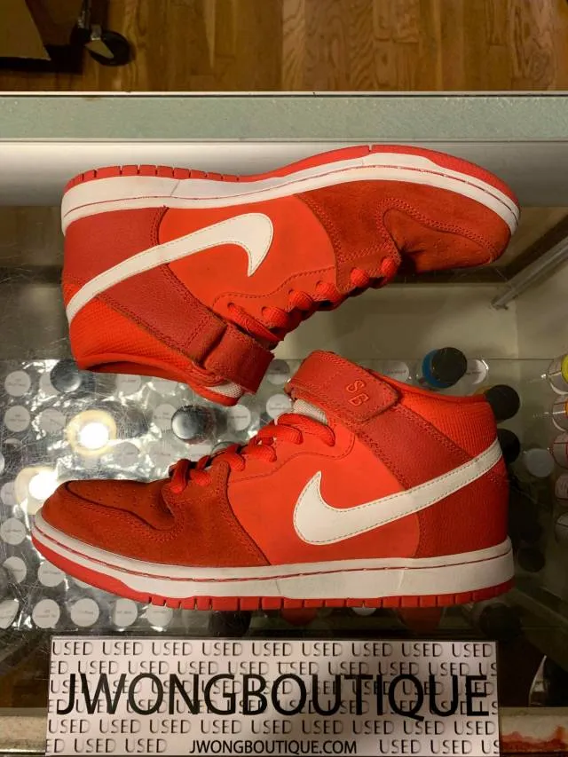 2013 Nike Dunk Mid Pro SB Light Crimson