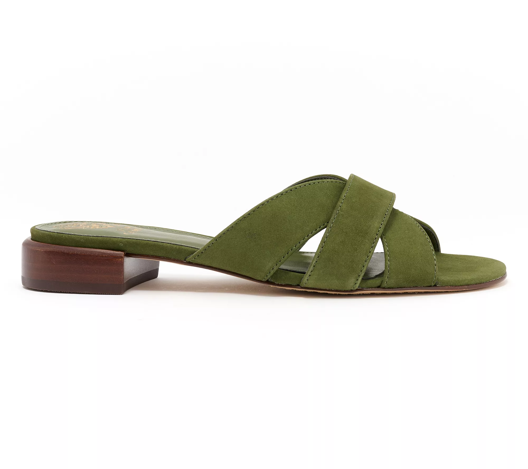 "As Is" Vince Camuto Leather Slide Sandals- Maydree