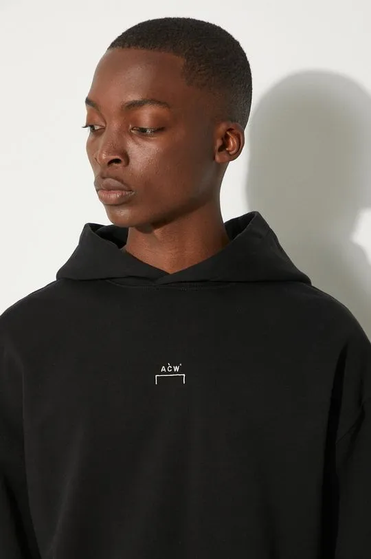 A-COLD-WALL* cotton sweatshirt Essential Hoodie men's black color