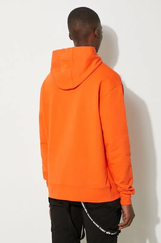 A-COLD-WALL* cotton sweatshirt Essential Logo Hoodie men's orange color