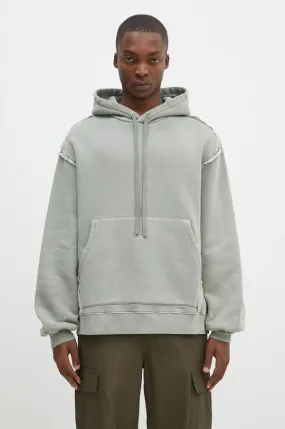 A-COLD-WALL* cotton sweatshirt Facade Hoodie men's gray color hooded smooth ACWMW200