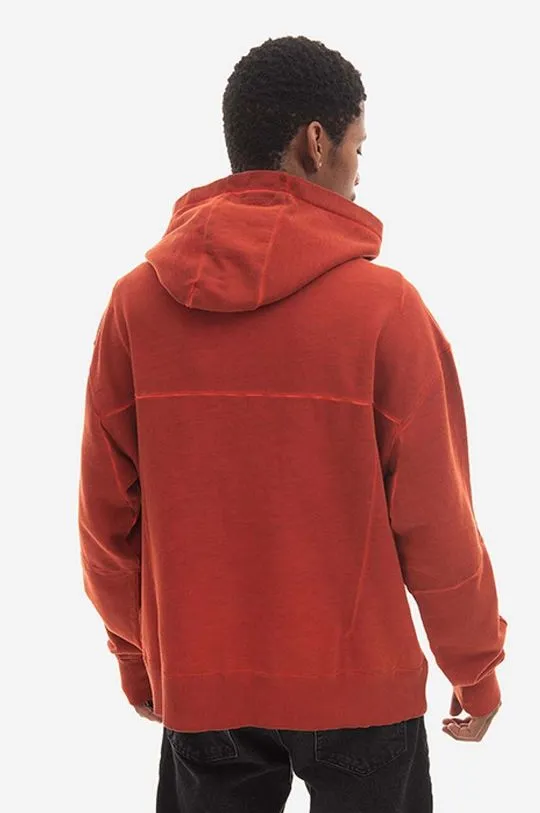 A-COLD-WALL* cotton sweatshirt Overdye Hoodie men's red color