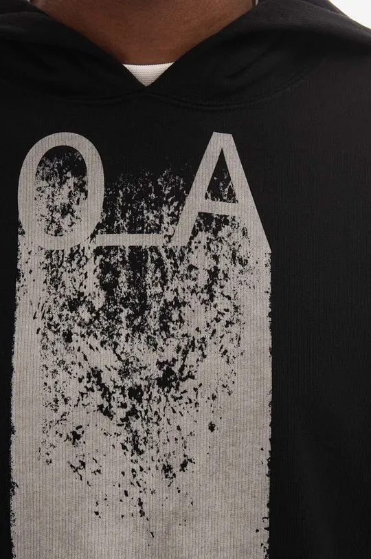 A-COLD-WALL* cotton sweatshirt Plaster Hoodie men's black color