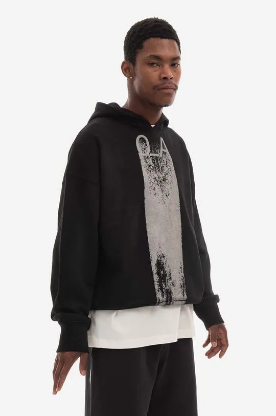 A-COLD-WALL* cotton sweatshirt Plaster Hoodie men's black color