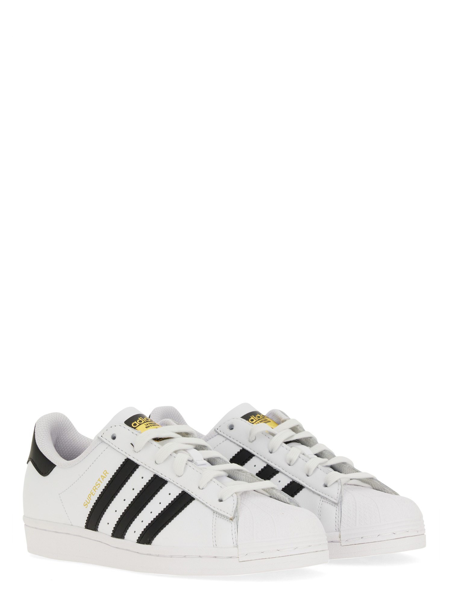 ADIDAS ORIGINALS    SUPERSTAR LEATHER SNEAKER