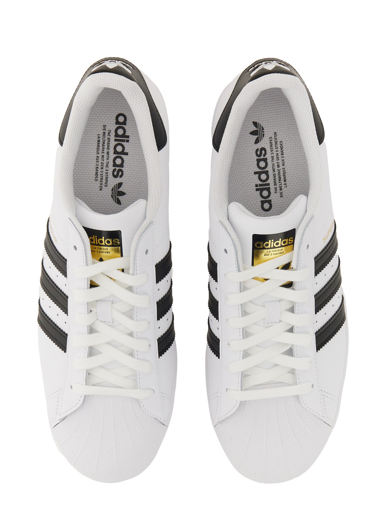 ADIDAS ORIGINALS    SUPERSTAR LEATHER SNEAKER