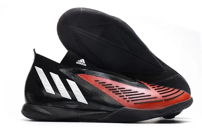 Adidas Predator Edge.1 Indoor Football - Black/White/Red