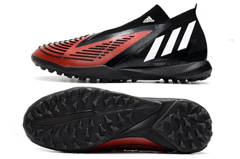 Adidas Predator Edge.1 Turf Football - Black/White/Red