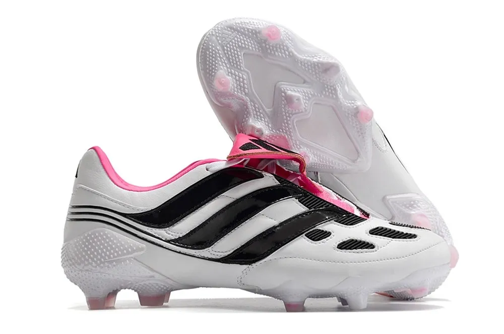 adidas Predator Precision + FG - White/Core Black/Shock Pink 2