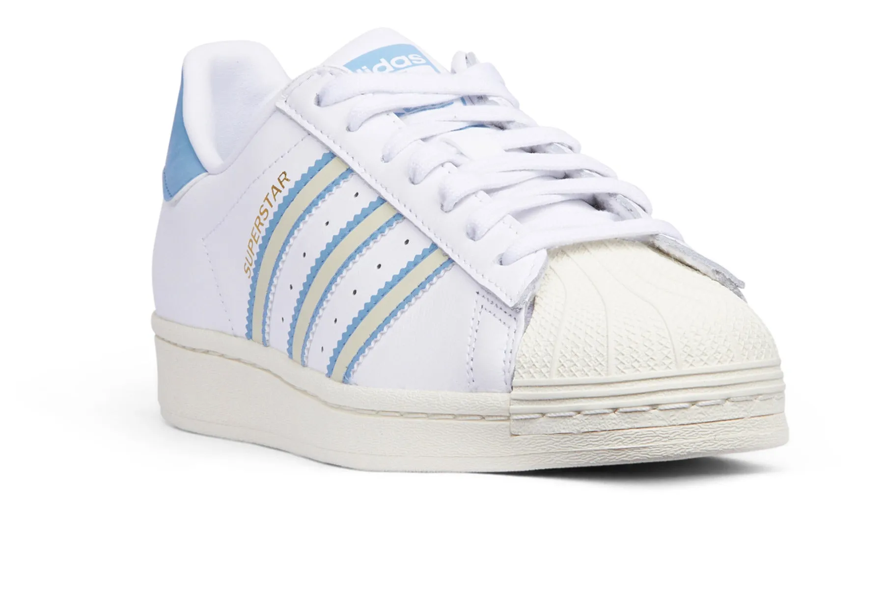 Adidas Superstar - FTWR White/Off White/Light Blue