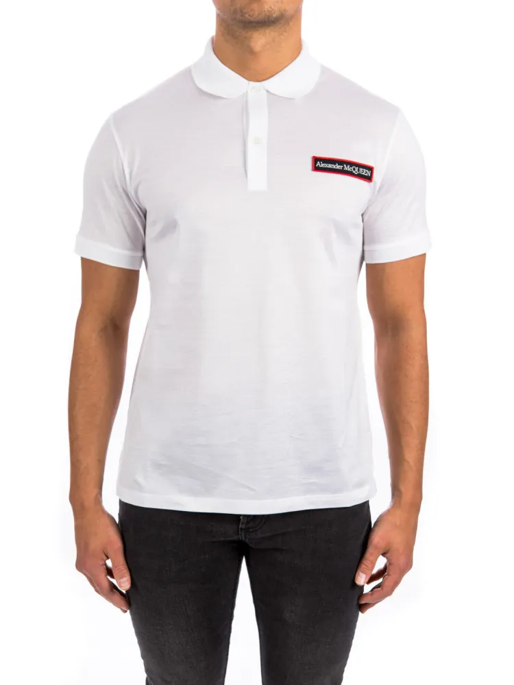 Alexander Mcqueen Logo Badge Polo | Credomen