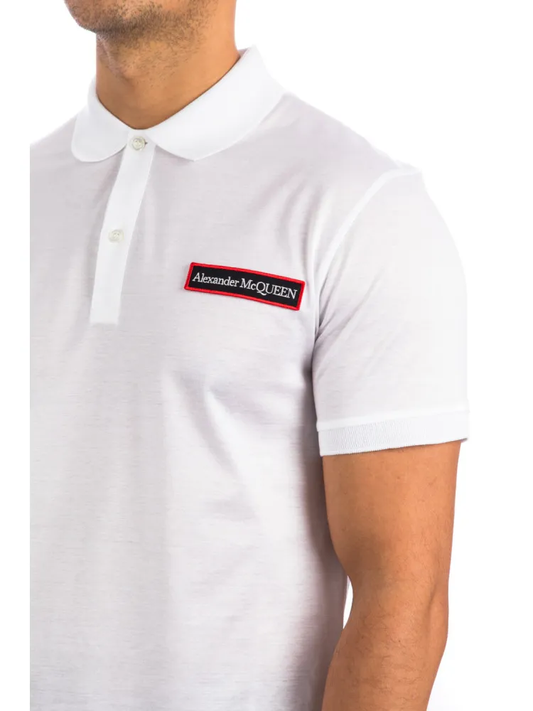 Alexander Mcqueen Logo Badge Polo | Credomen