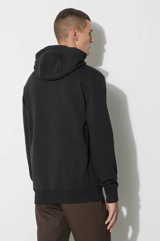 Alife cotton sweatshirt men's black color  Alife Painkiller Hoodie ALIFW20-36 BLACK