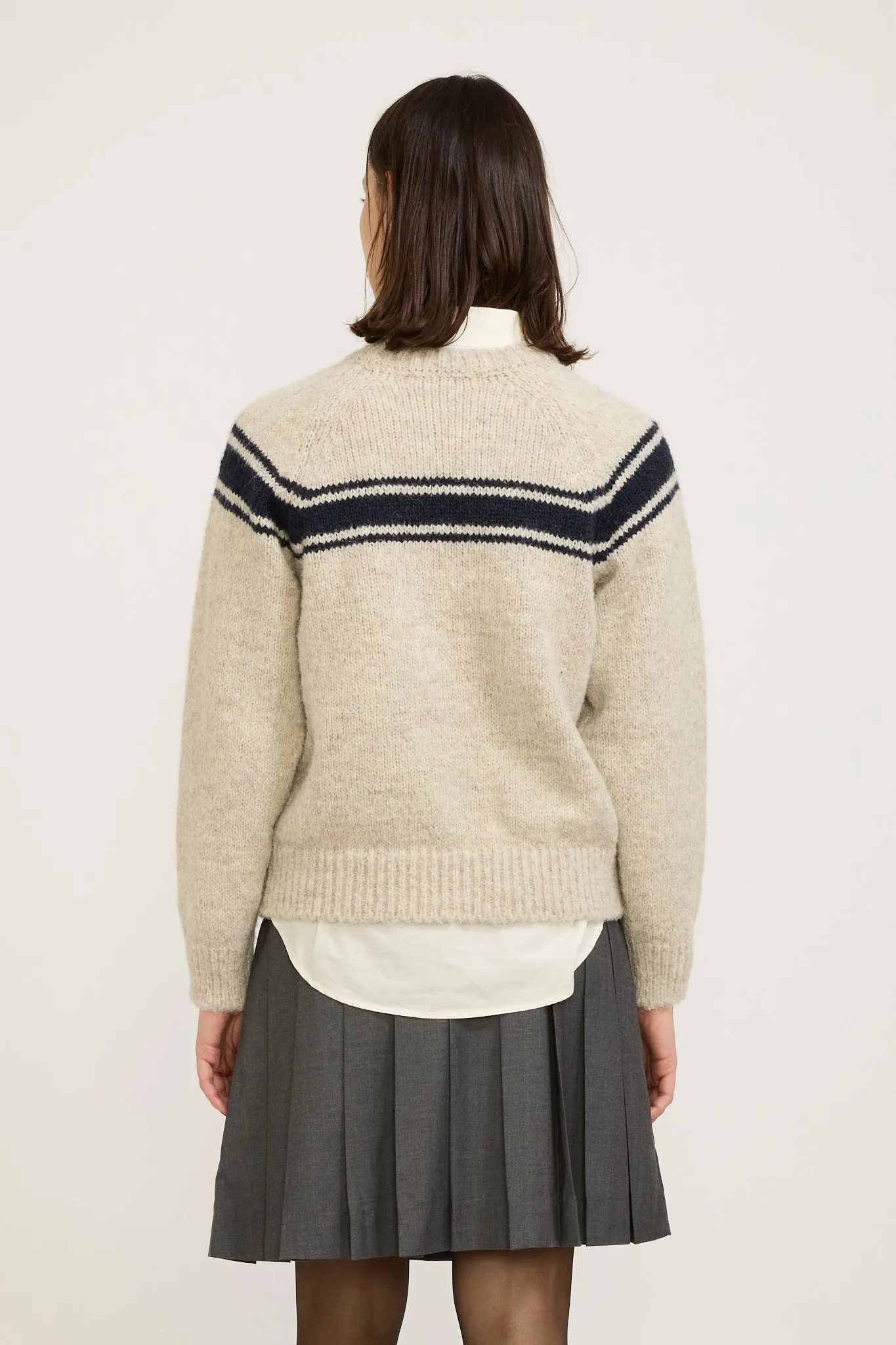 Anan Round Pullover Gray