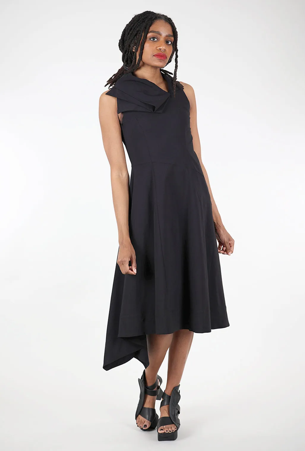 Anjil Dress, Black