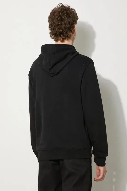 A.P.C. cotton sweatshirt Hoodie Item men's black color