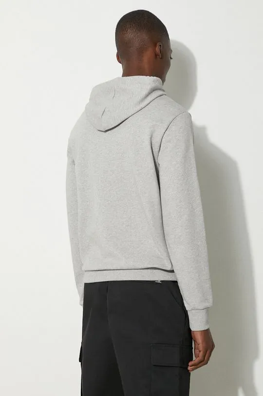 A.P.C. cotton sweatshirt Hoodie Item men's gray color