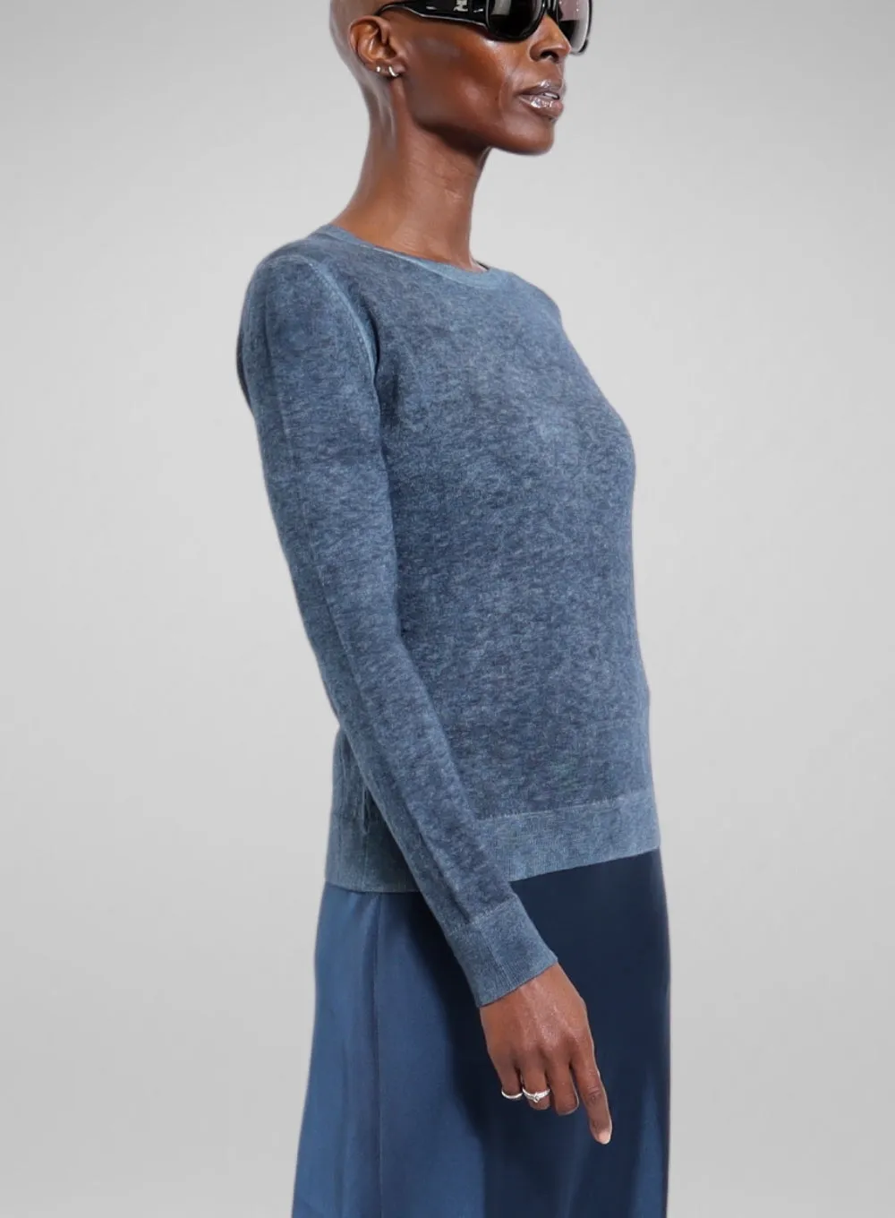 AVANT TOI | Ultralight Distressed Cashmere Wool Pullover