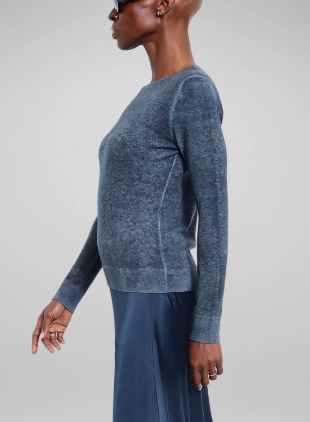 AVANT TOI | Ultralight Distressed Cashmere Wool Pullover