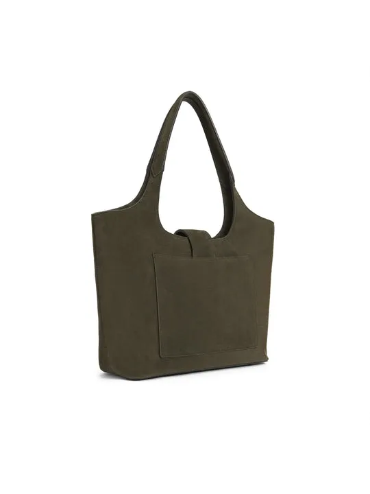 Belmont moss green Tote bag