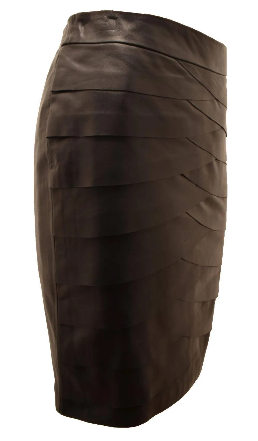 Black leather skirt dora