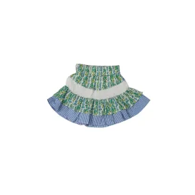 Bluebell Floral Ruffle Skirt