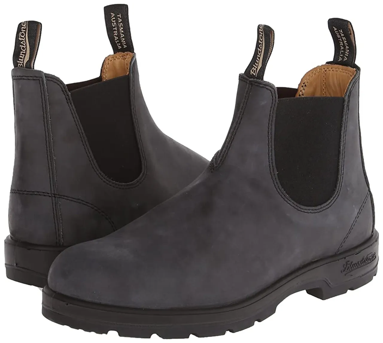 Blundstone 587 Men's / Women's Classic Chelsea Boot - Rustic Black - Unisex