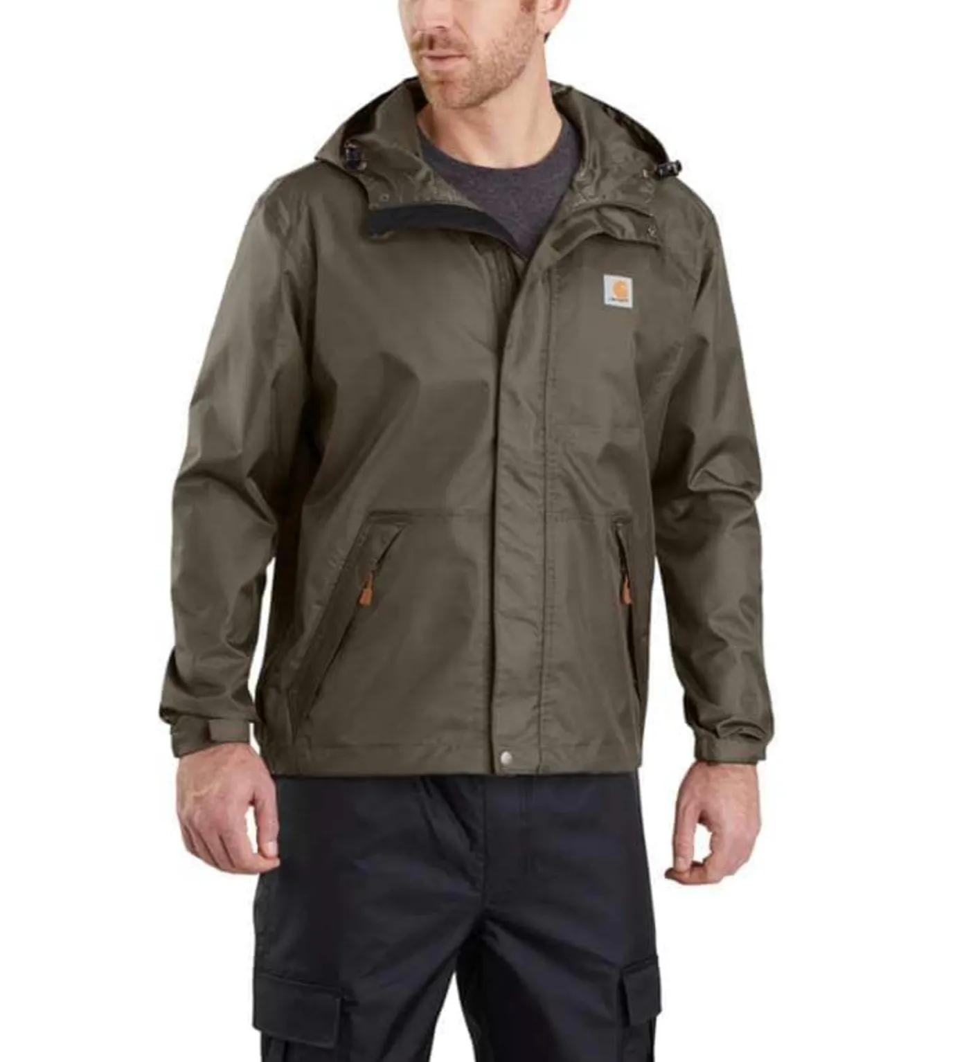 Carhartt Men's Storm Defender Midweight Waterproof Rain Jacket