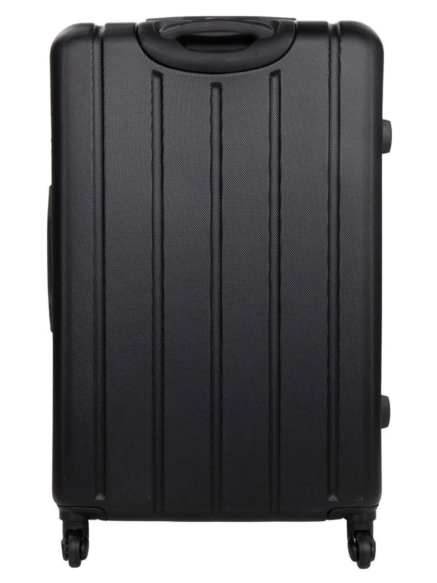 Castleberry Medium Hard Shell Black Suitcase