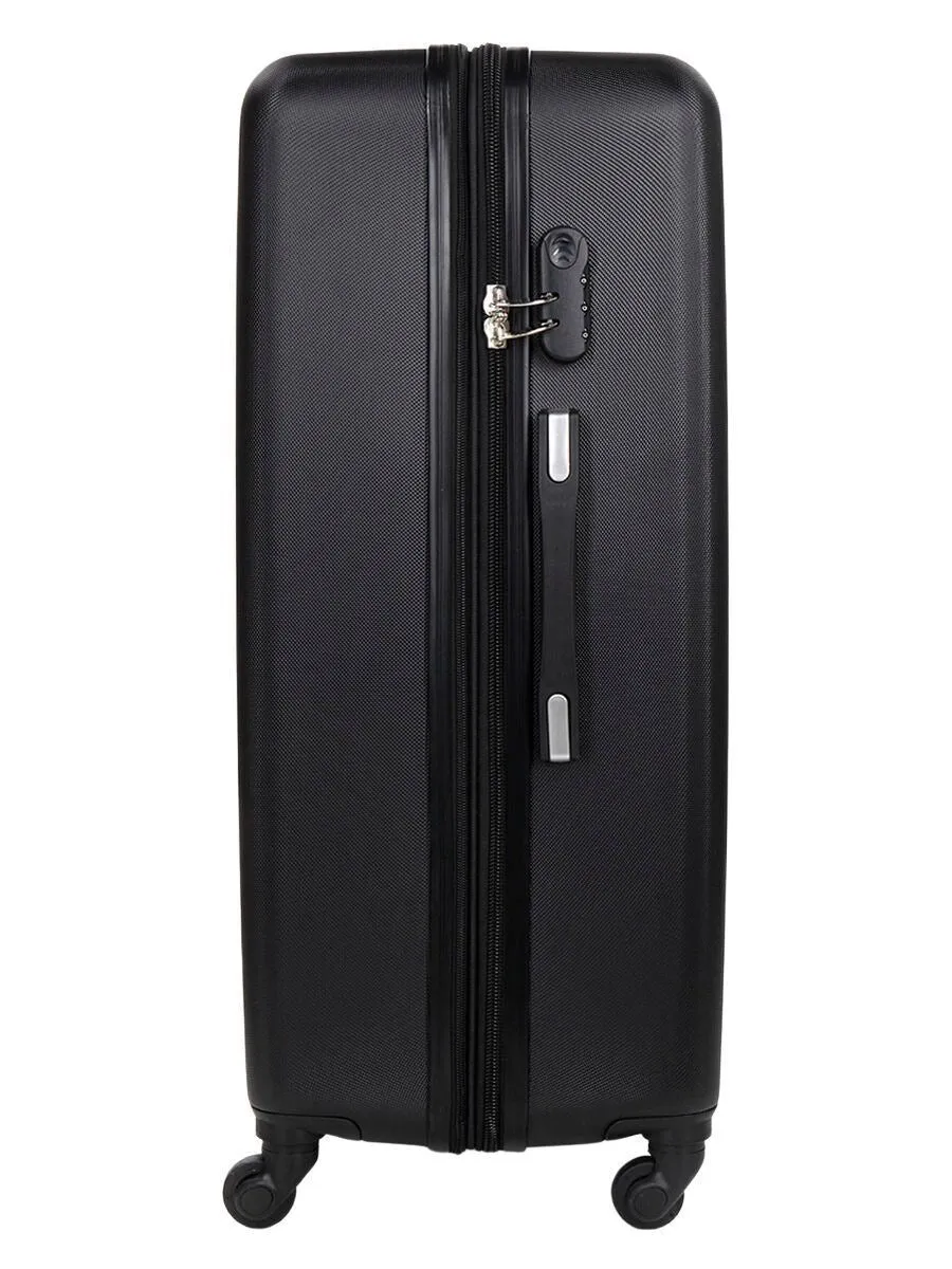 Castleberry Medium Hard Shell Black Suitcase