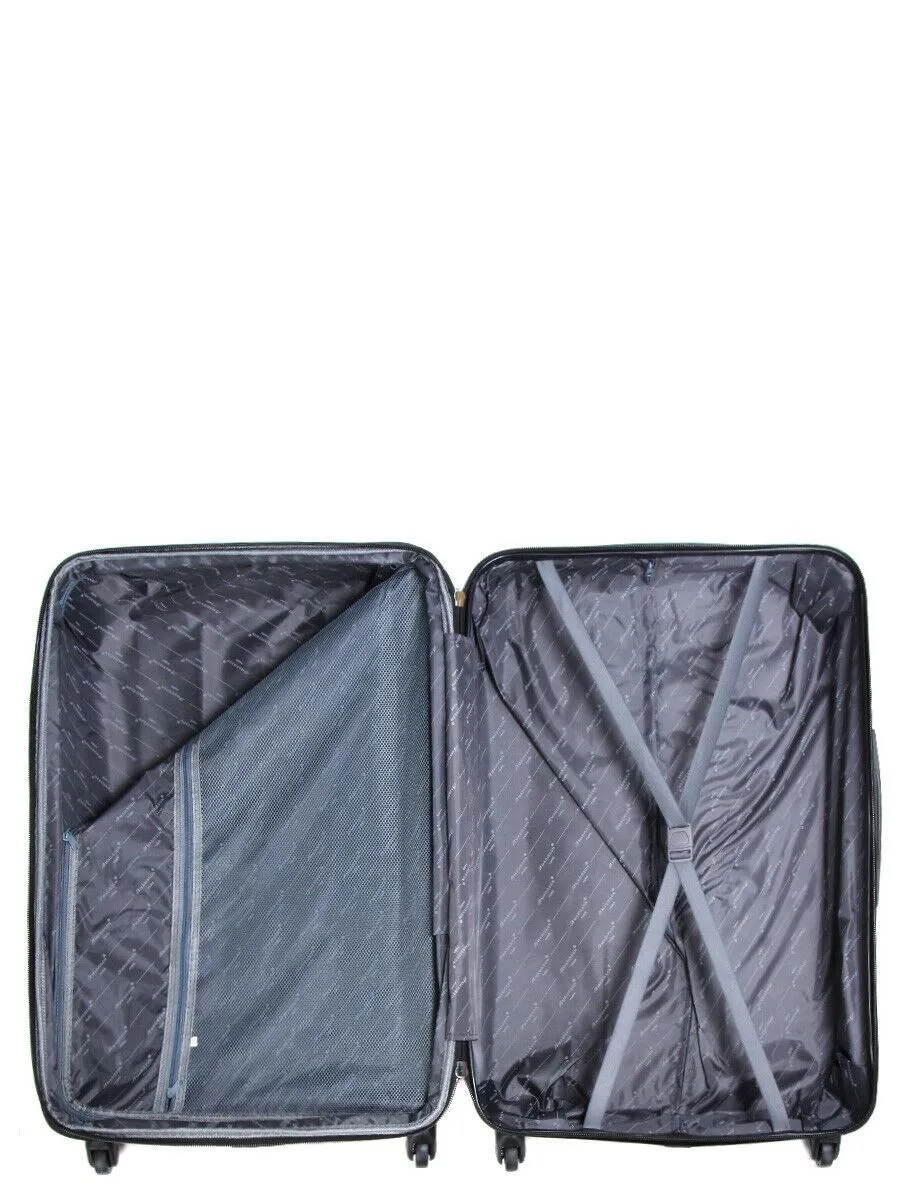 Castleberry Medium Hard Shell Black Suitcase