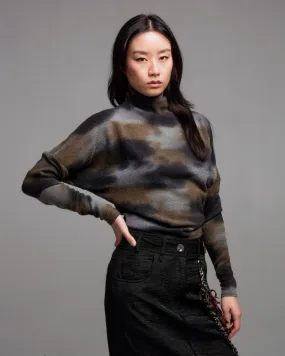 Charcoal Kimono Pullover