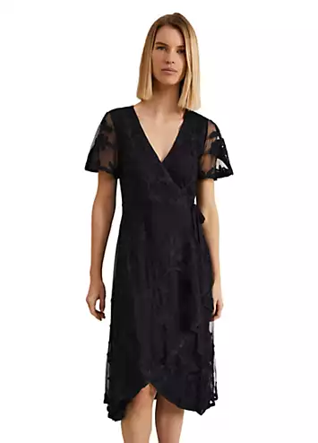 Clara Tapework Wrap Dress by Phase Eight | Look Again