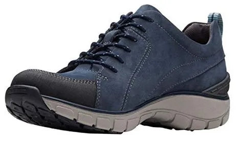 Clarks Wave Go Leather - Navy Combi Nubuck