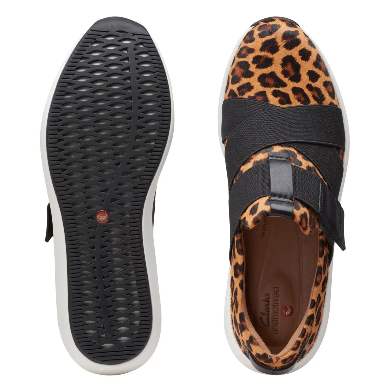 Clarks Women's Un.Rio Strap - Leopard