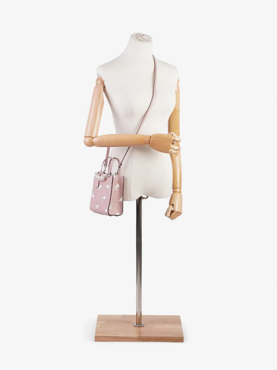 Coach X White Rabbit Carry Tote Pink / White Leather Mini