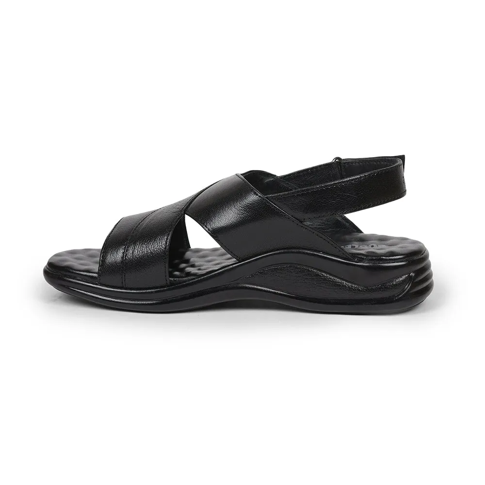 Coolers Formal (Black) Sandals For Men 2013-154 By Liberty