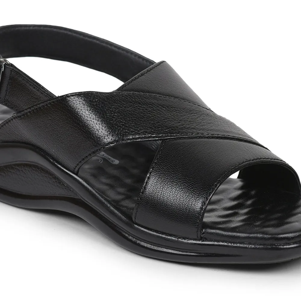 Coolers Formal (Black) Sandals For Men 2013-154 By Liberty