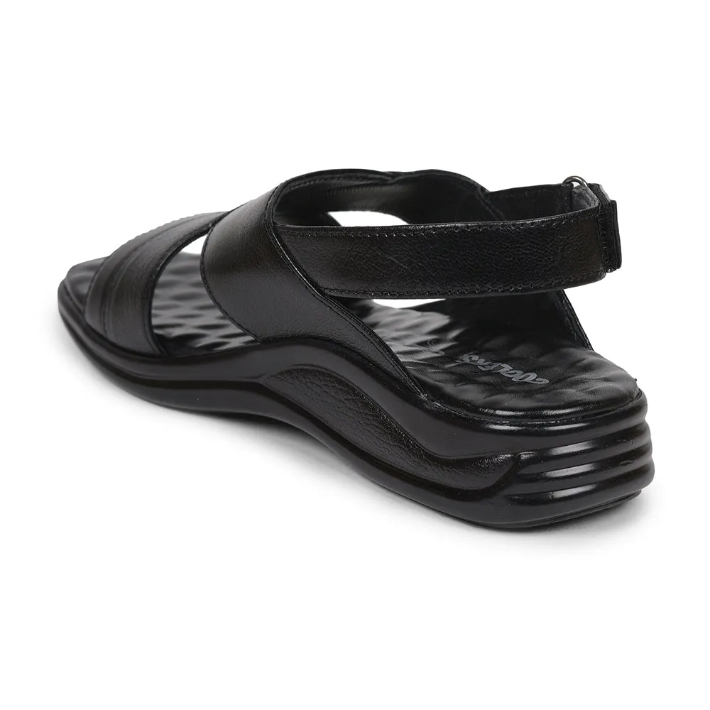 Coolers Formal (Black) Sandals For Men 2013-154 By Liberty