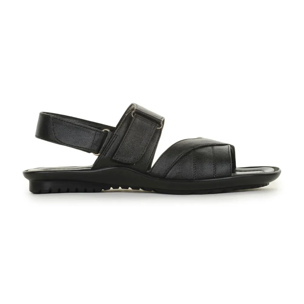 Coolers Formal (Black) Sandals For Men LAF-202 By Liberty