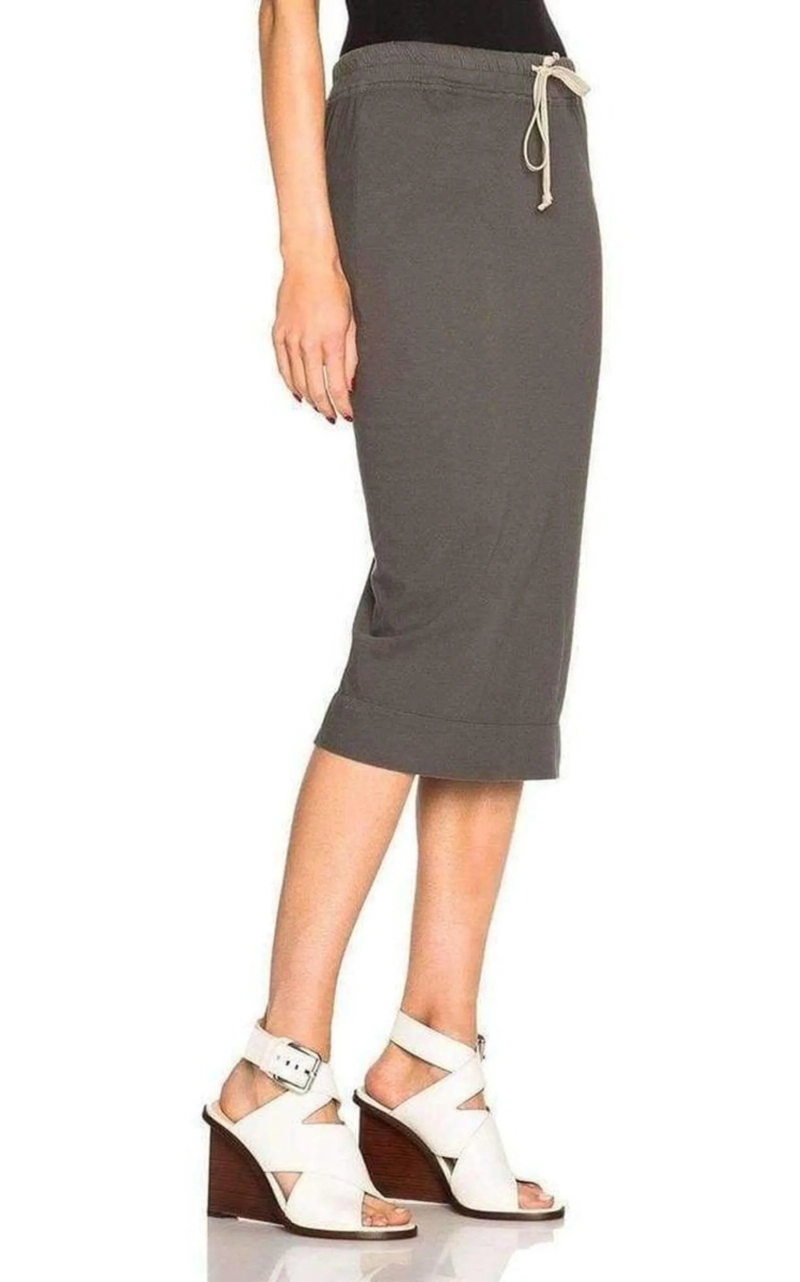 Cotton Pillar Grey Skirt