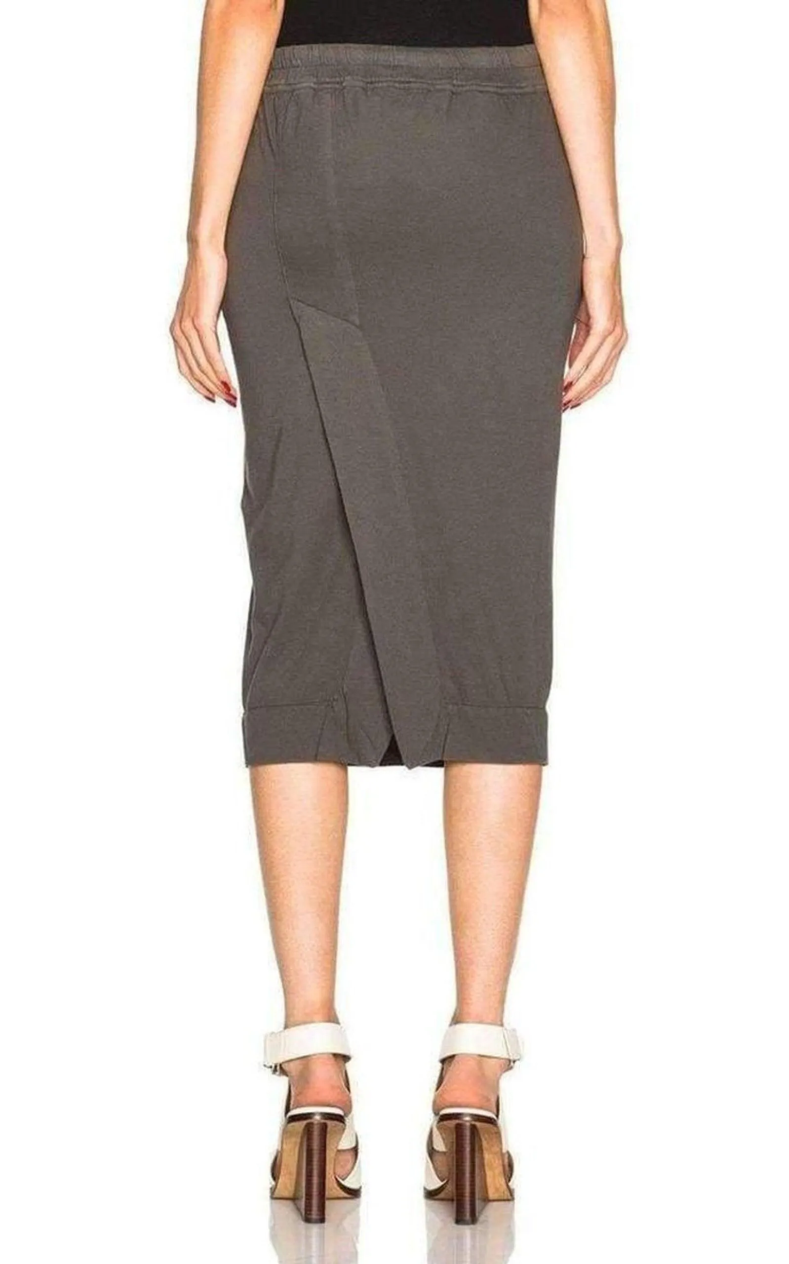 Cotton Pillar Grey Skirt