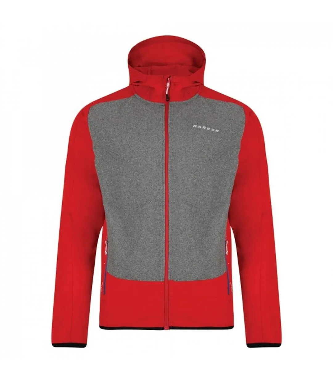 Dare2B Mens Creed Softshell Jacket (Orient Red/Traffic Black) - UTRG3591