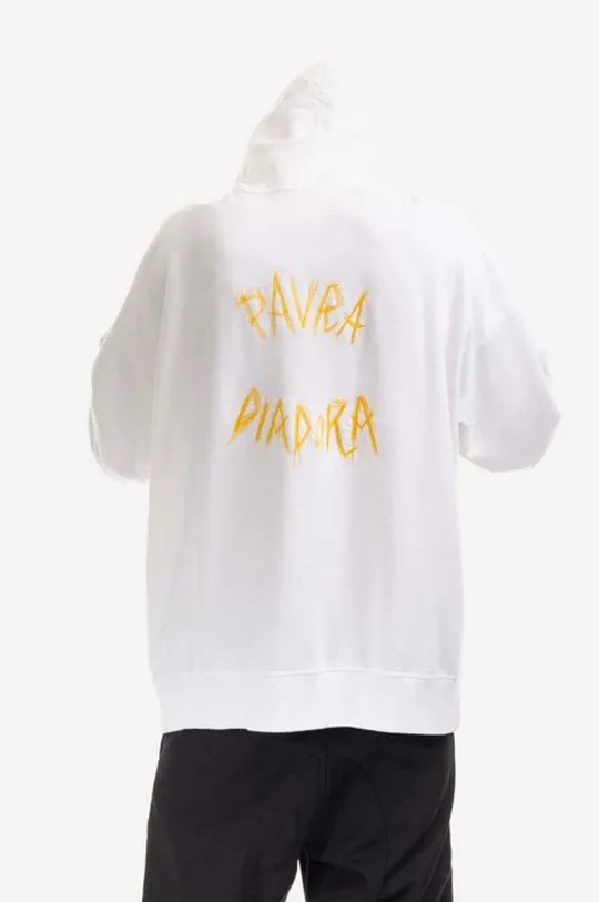 Diadora cotton sweatshirt x Paura Logo Hoodie men's white color