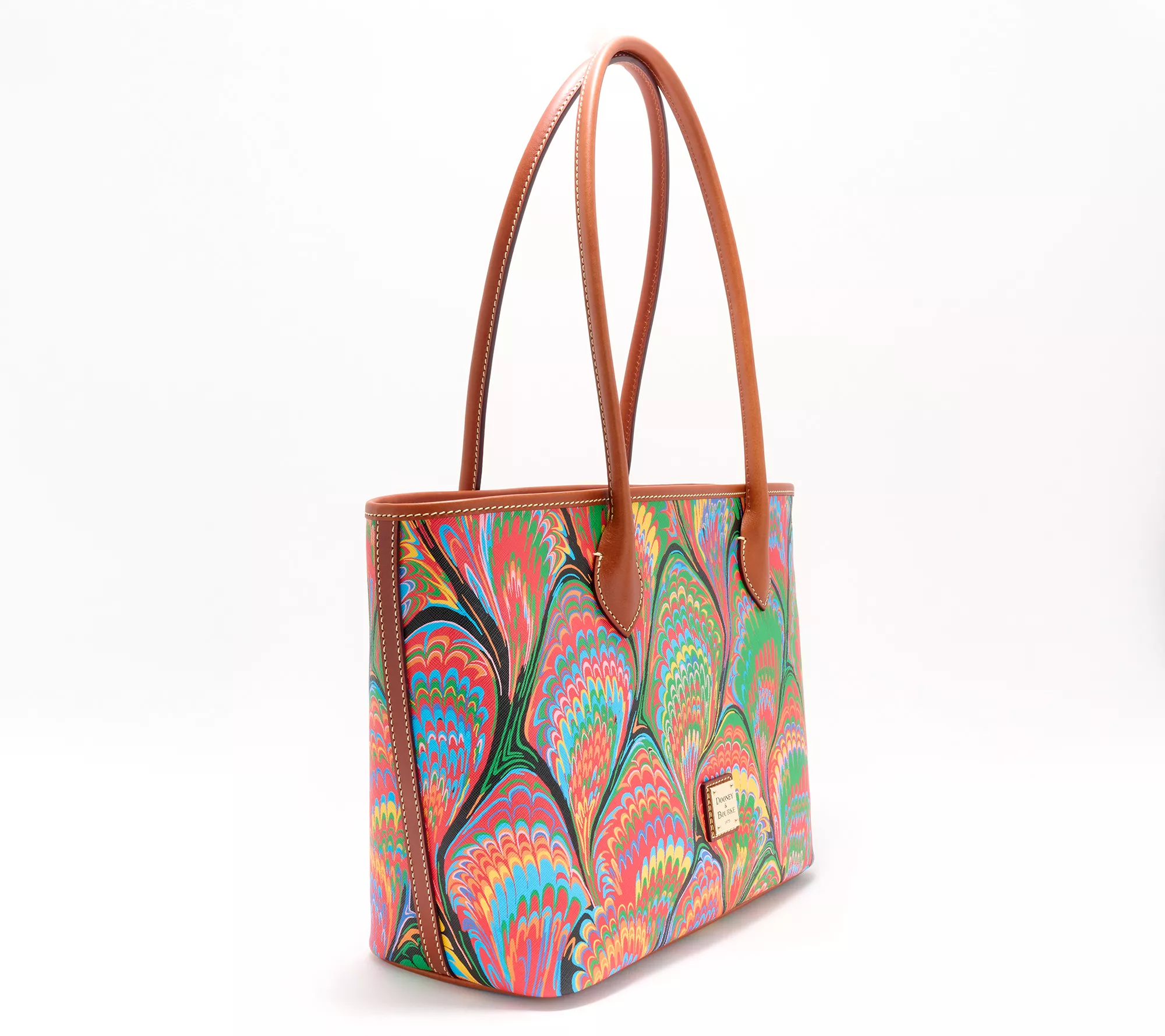 Dooney & Bourke Coated Cotton Plumes Tote