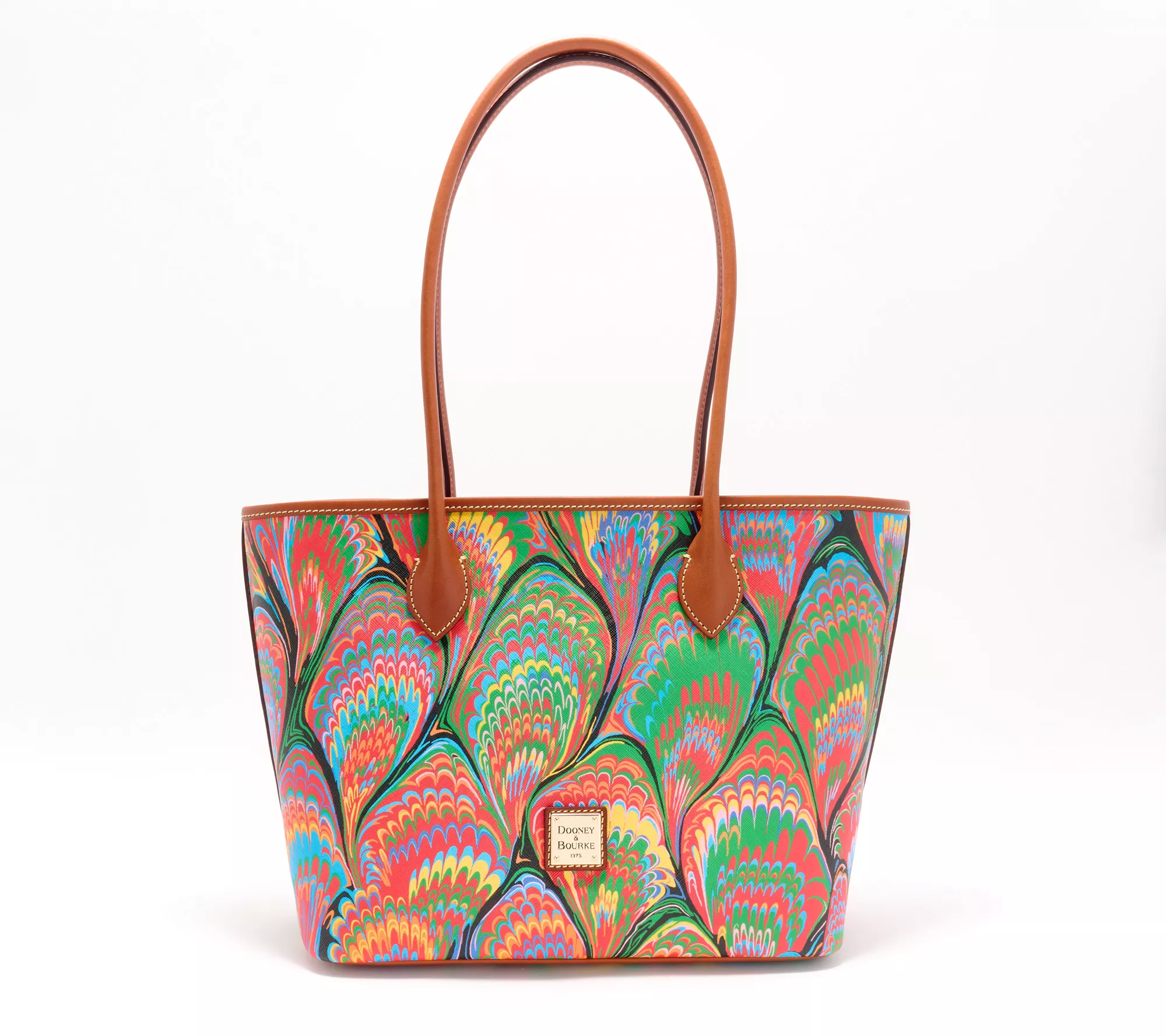 Dooney & Bourke Coated Cotton Plumes Tote