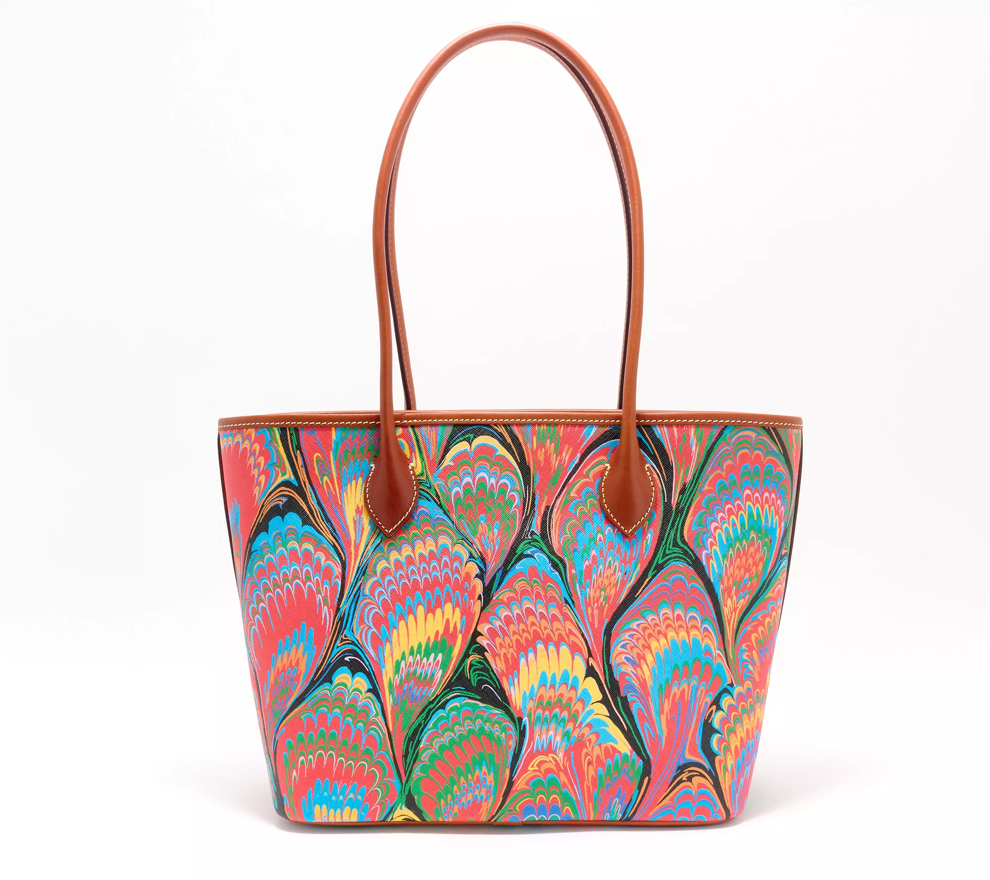 Dooney & Bourke Coated Cotton Plumes Tote