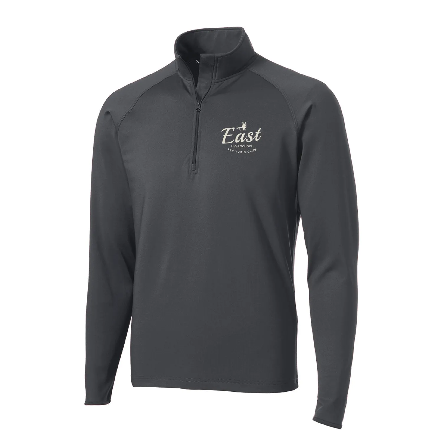 Duluth East Fly-tying Club Sport-Wick Stretch 1/2-Zip Pullover